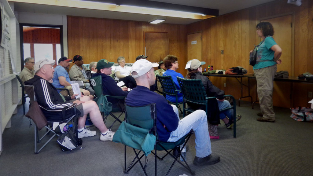 Attendees at the 2015 Fly-Fishing workshop learn the ins and outs of fly-fishing at ForEvergreen Nature Preserve. The event is co-sponsored by the Brodhead Chapter of Trout Unlimited, Brodhead Watershed Association, Pocono Heritage Land Trust and Stroud Township.
