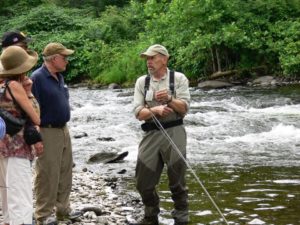 Don Baylor Teaching Fly Fishing