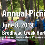 Chapter Annual Picnic June 8 at Brodhead Creek Heritage Center in Analomink
